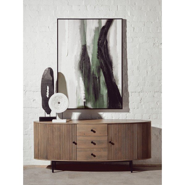 Dipinto con cornice inclusa/dipinto su tela 103x143 cm Astratto – Premier Housewares-image-1