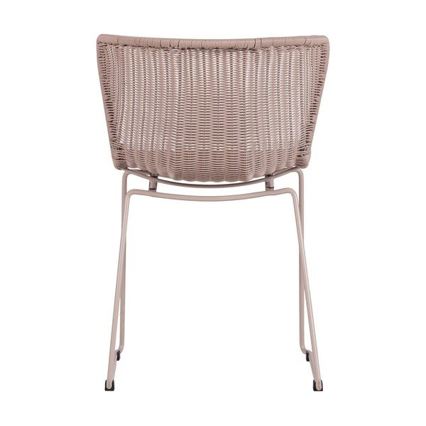 Sedie da esterno in set beige in rattan artificiale 2 pz Wings – WOOOD-image-4