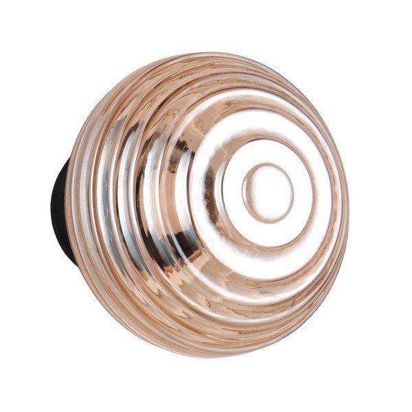 Lampada da parete LED color ambra in vetro con ricarica USB ø 15,5 cm Earl – Reality