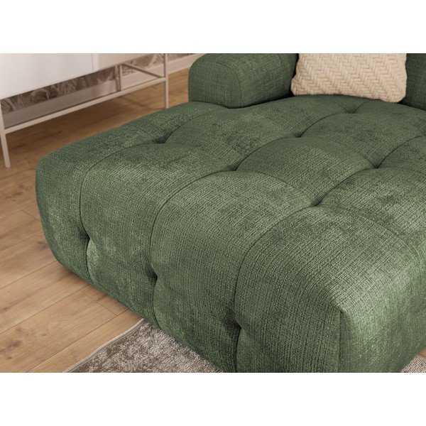 Divano angolare verde (con penisola a sinistra/con chaise lounge) Melva – Ropez-image-3