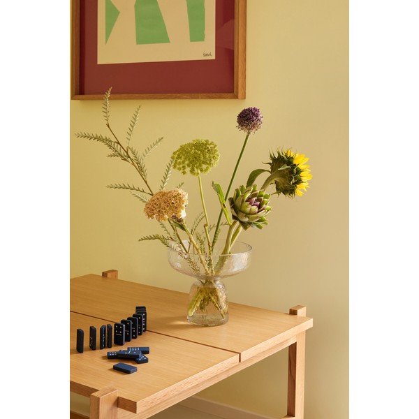 Vaso in vetro realizzato a mano (altezza 19 cm) Aino - Hübsch-image-1