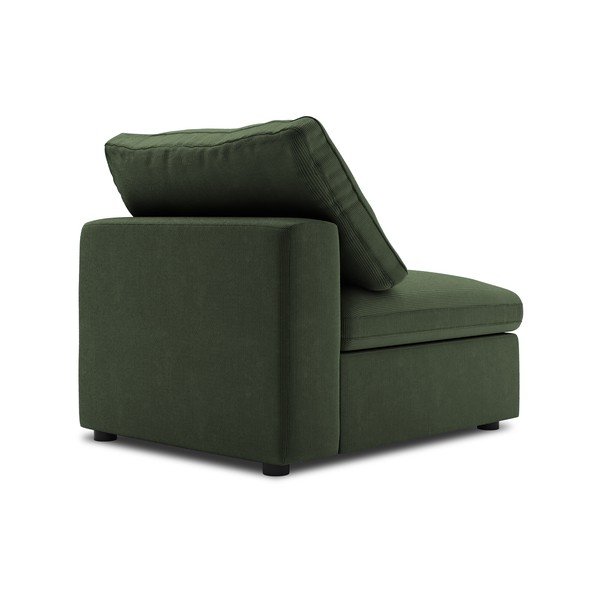 Parte centrale verde scuro del divano modulare in velluto a coste Galaxy - Windsor & Co Sofas-image-3