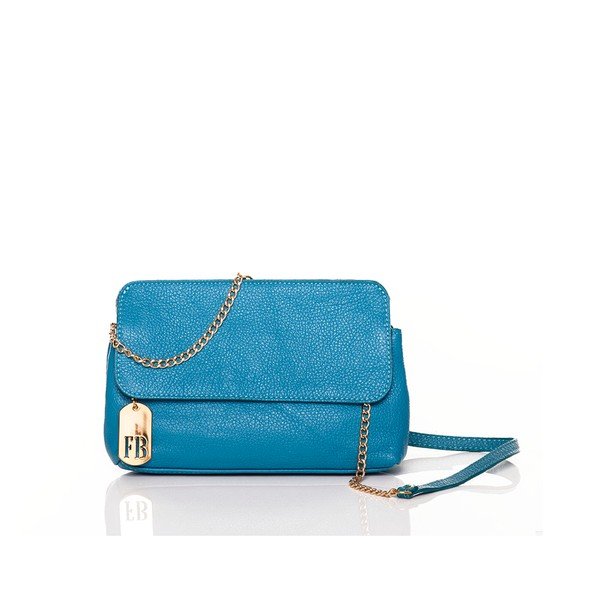 Kožená kabelka Envelope Turquoise