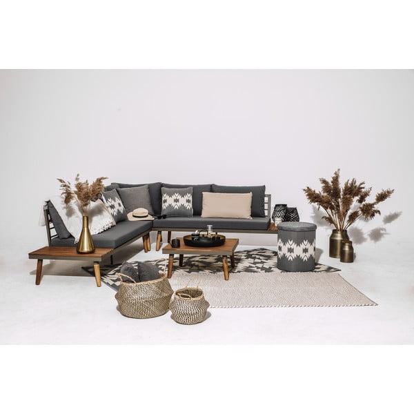 Cuscino da esterno grigio Grigio, 42 x 42 cm Miramar - Fab Hab-image-3