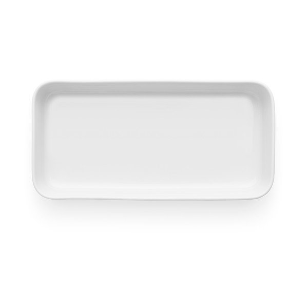 Piatto da portata in porcellana bianca , 24 x 12 cm Legio Nova - Eva Solo-image-1