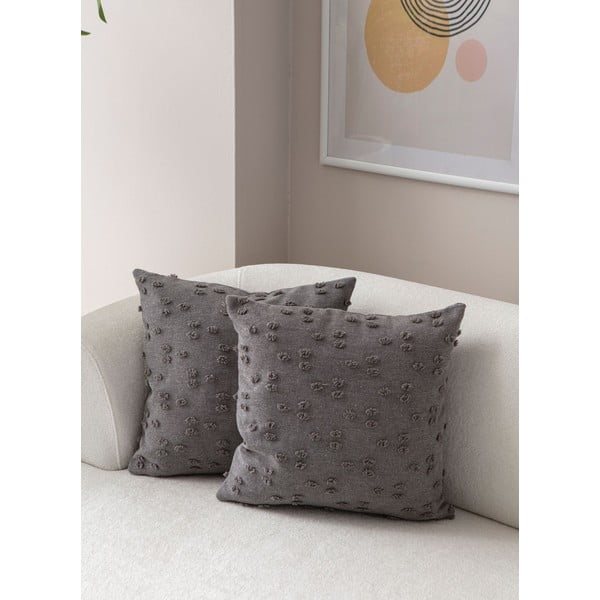 Federe decorative in set 2 pz 43x43 cm Tuffet – Mioli Decor-image-1