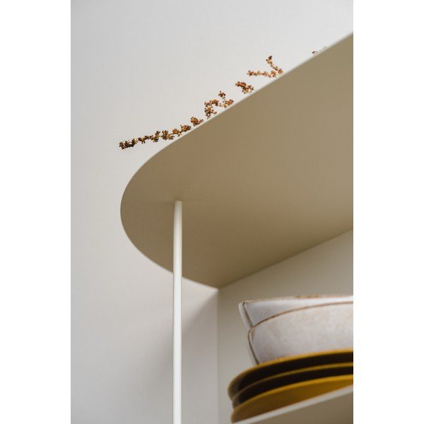 Mensola nera in metallo con ripiani multipli 80 cm Lina – noo.ma-image-2