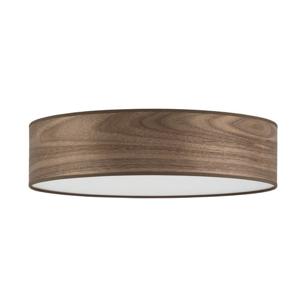 Apparecchio a soffitto in impiallacciatura di noce naturale TSURI L, ⌀ 40 cm Tsuri - Sotto Luce