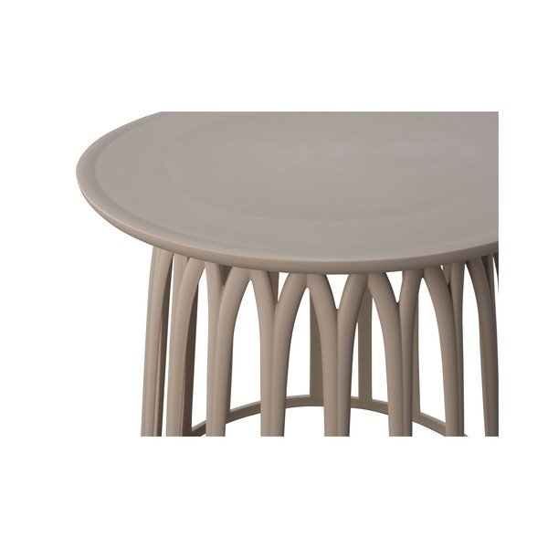 Tavolino da giardino beige , ø 50 cm Boy - WOOOD-image-1