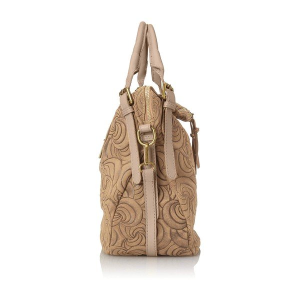 Borsa in pelle beige City Look - Chicca Borse-image-2