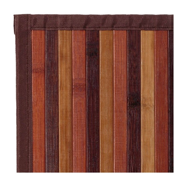 Passatoia in bambù di colore marrone-senape 75x175 cm - Casa Selección-image-2