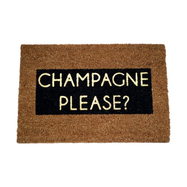 Tappeto in cocco naturale Champagne Glitter, 40 x 60 cm - Artsy Doormats