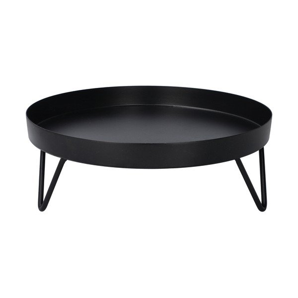 Vassoio decorativo in metallo ø 24 cm – Dakls