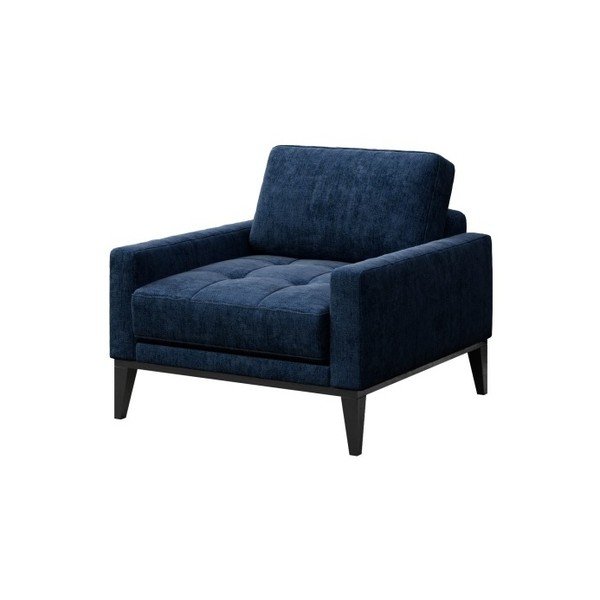 Poltrona blu Musso con rivestimento in tessuto - MESONICA-image-2