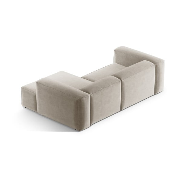 Divano angolare beige (con penisola a destra/con chaise lounge) Bergamo – Cosmopolitan Design-image-4
