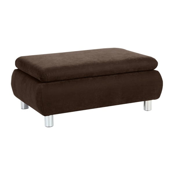Pouf Palm Bay marrone scuro - Max Winzer-image-1