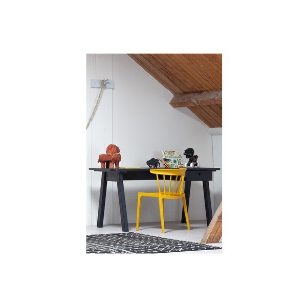 Sedia gialla adatta per interni ed esterni Bliss - WOOOD-image-2