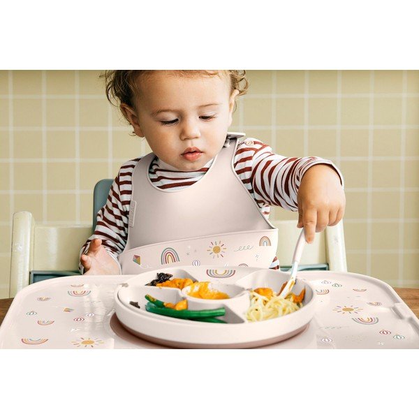 Set da pranzo per bambini in plastica 3 pz Little Farm – Mepal-image-1