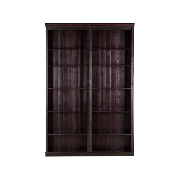 Libreria in legno di pino marrone 148x223 cm Anita - Støraa