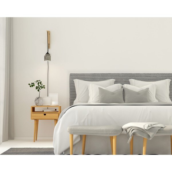 Testata imbottita grigia 165x52 cm Billie - Really Nice Things-image-2