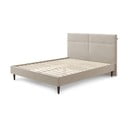 Letto matrimoniale imbottito beige con griglia 180x200 cm Elyna - Bobochic Paris