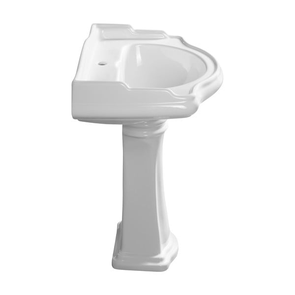 Colonna per lavabo bianca in ceramica 73x54 cm Retro – Sapho-image-1