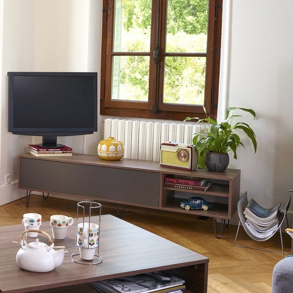Tavolo TV grigio Aero - TemaHome-image-1