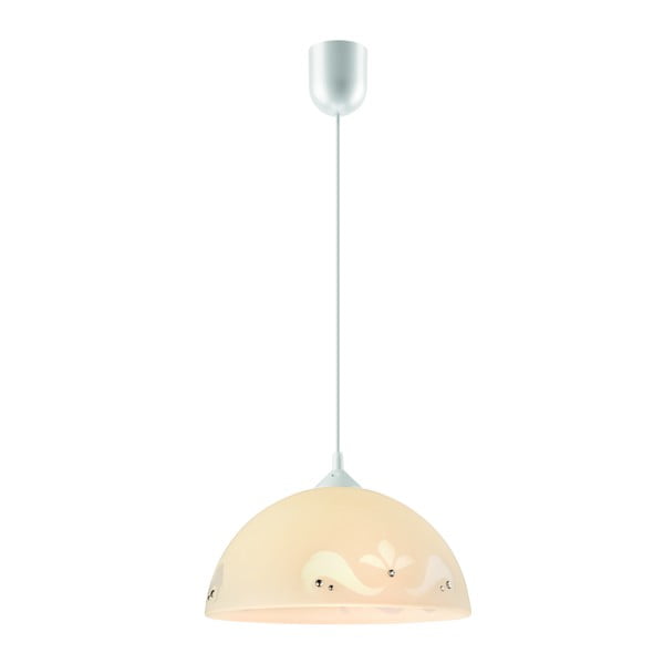 Lampada a sospensione beige Glam - LAMKUR