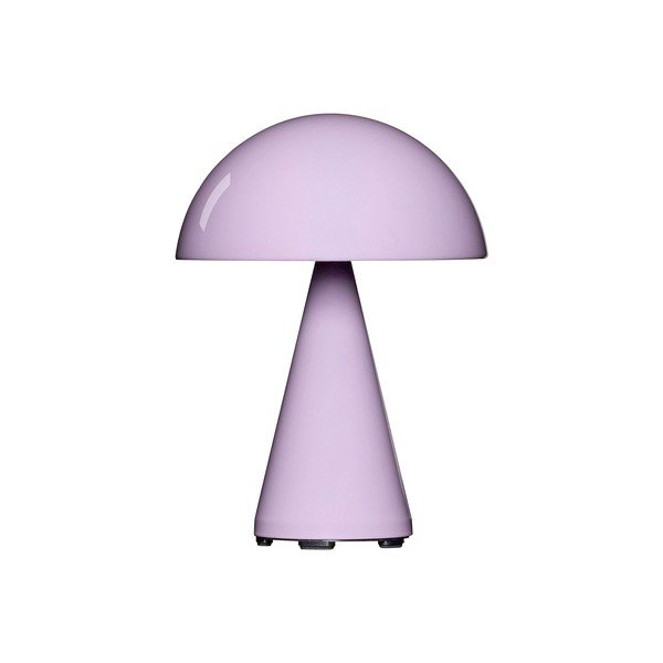 Lampada da tavolo dimmerabile a LED rosa chiaro (altezza 20 cm) Mush - Hübsch