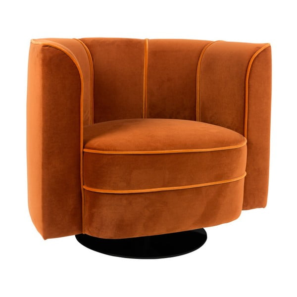 Poltrona arancione Flower - Dutchbone