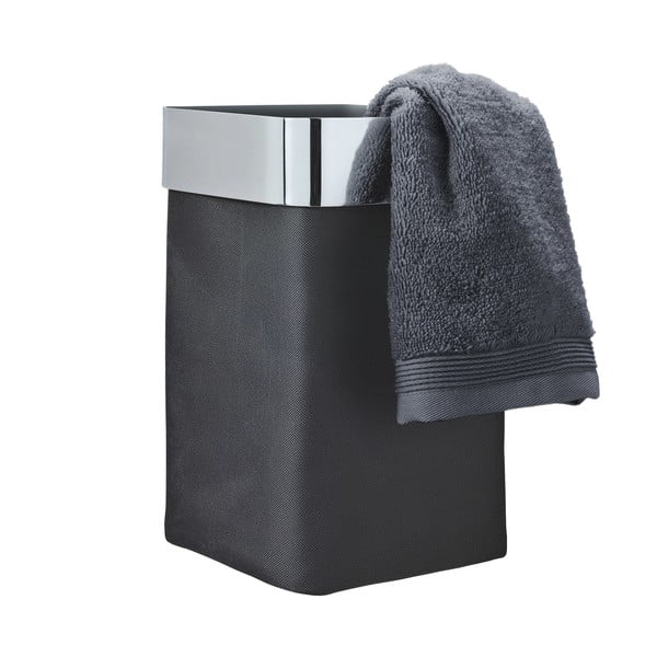 Cesto portabiancheria in tessuto antracite Nexio - Blomus-image-2