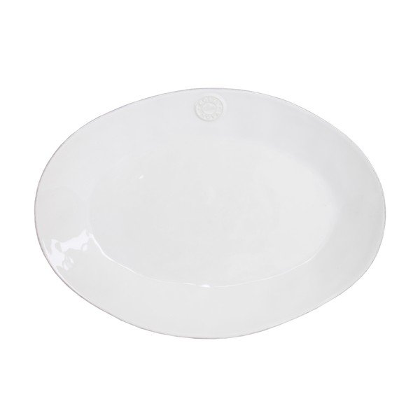 Bílý kameninový oválný tác Costa Nova Nova, délka 40 cm