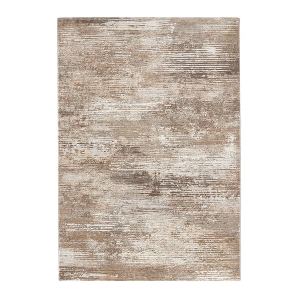 Tappeto Trappes marrone e crema, 80 x 150 cm Arty - Elle Decoration