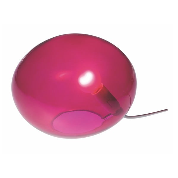 Lampada da tavolo a sfera rosa Glass - SULION