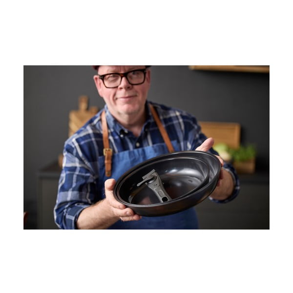 Set di padelle con manico rimovibile in alluminio con superficie antiaderente 2 pz ø 28 cm – Holm-image-1