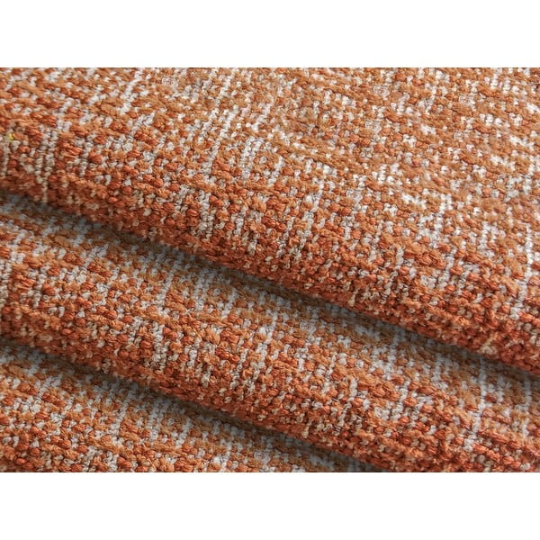 Parte divano componibile arancione/marrone (con penisola a sinistra) Ailani – Makamii-image-1