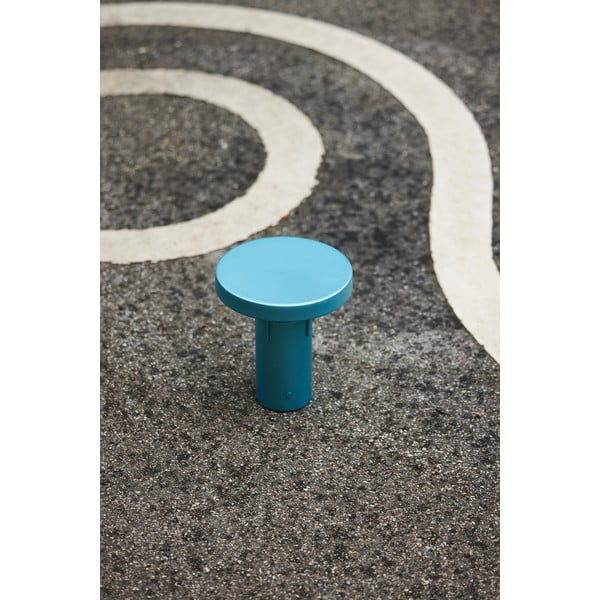 Lampada da tavolo dimmerabile a LED blu (altezza 20 cm) BringMe - Hübsch-image-3