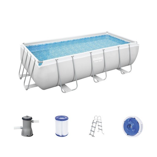 Piscina con struttura solida profondità 100 cm - Bestway-image-3