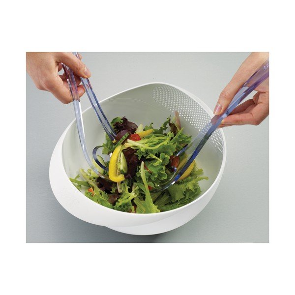 Ciotola bianca con colino Prep&Serve, lunghezza 29 cm - Joseph Joseph-image-4