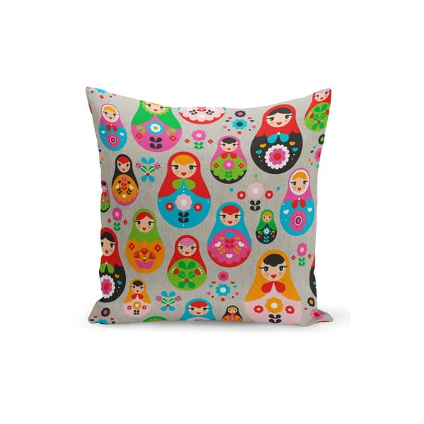 Cuscino con imbottitura Matryoshka, 43 x 43 cm - Kate Louise