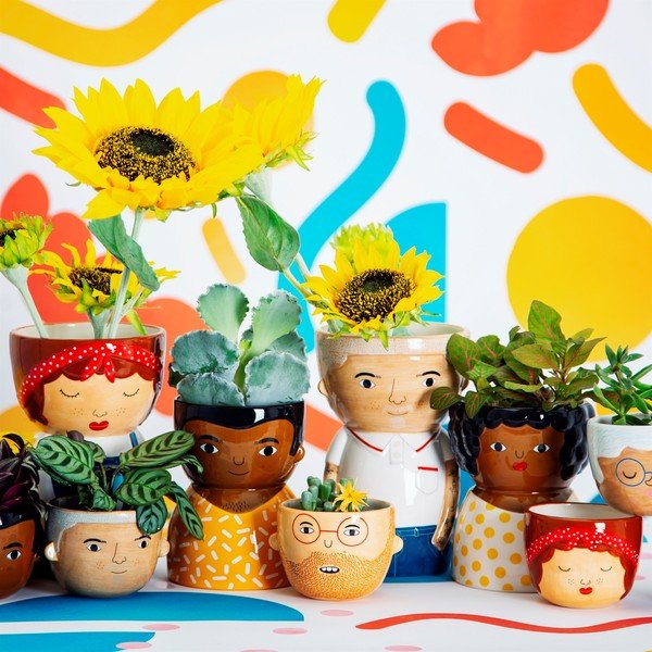 Vaso da fiori beige Il mio tipo di persone Ross Mini Ross - Sass & Belle-image-1