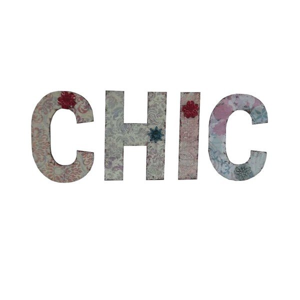 Lettere appese CHIC - Antic Line