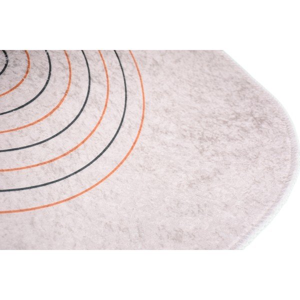 Tappeto lavabile crema 80x120 cm Oval - Vitaus-image-2