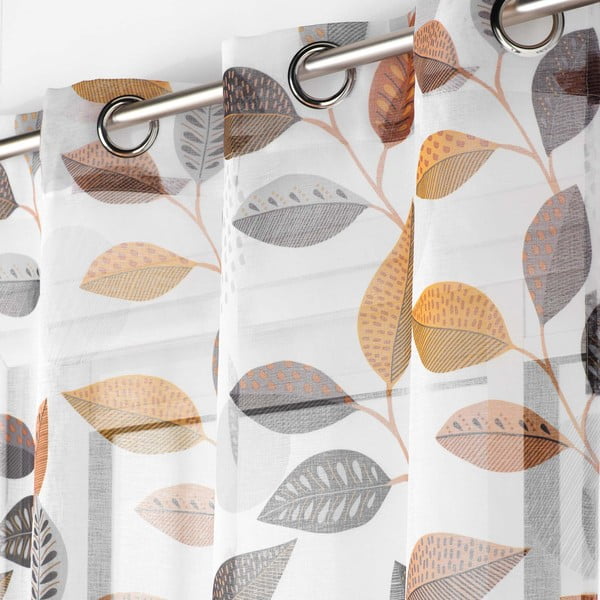 Tenda in voile bianco 140x280 cm Vahine - douceur d'intérieur-image-1