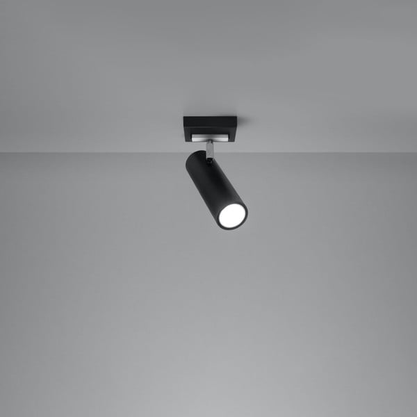 Lampada da soffitto nera 8x8 cm Mira - Nice Lamps