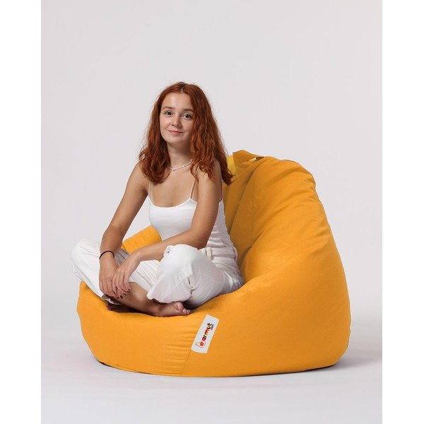 Borsa gialla per sedersi Premium - Floriane Garden-image-1