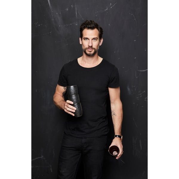 Tazze in set da latte nere in ceramica 4 pz 270 ml Gastro Black/Mix – Bitz-image-1