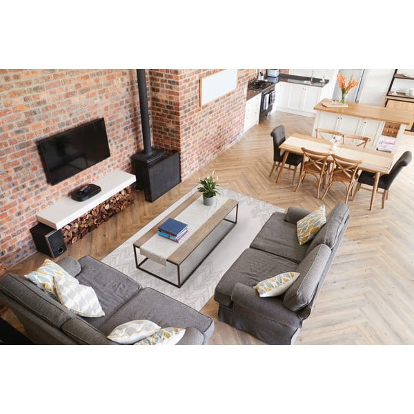 Tappeto in lana grigio chiaro 120x180 cm Credo - Agnella-image-1