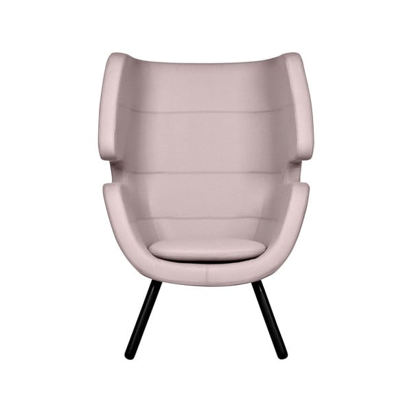 Poltrona rosa chiaro Moai - Softline