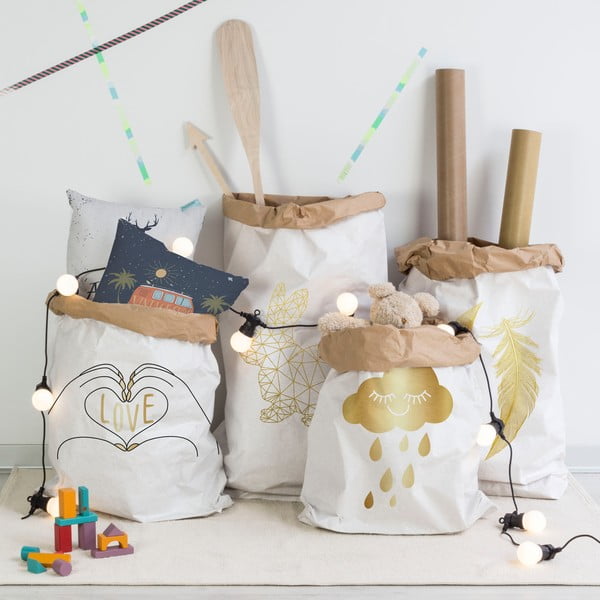 Sacchetto di carta Feathers - Little Nice Things-image-1